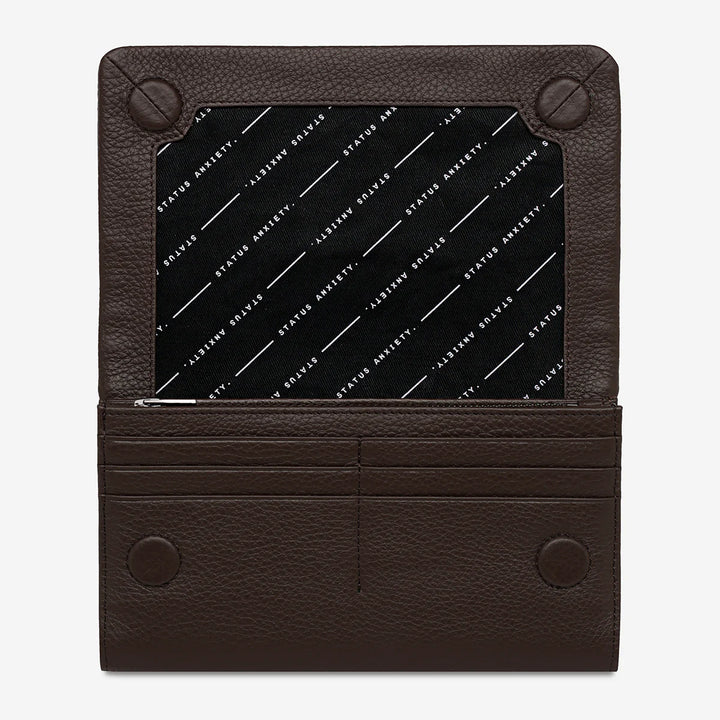 Status Anxiety Remnant Wallet - Cocoa