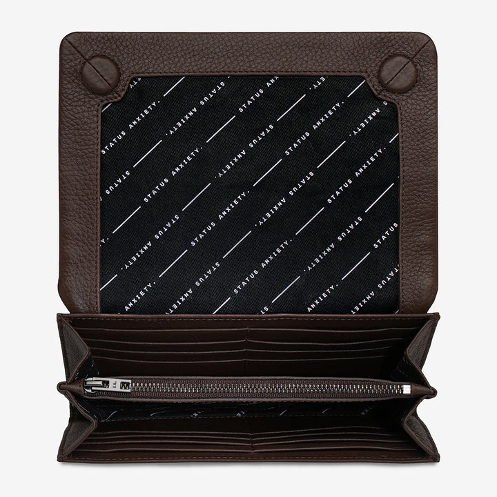Status Anxiety Remnant Wallet - Cocoa
