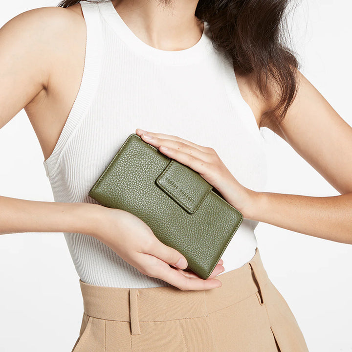 Status Anxiety Ruins Wallet - Khaki