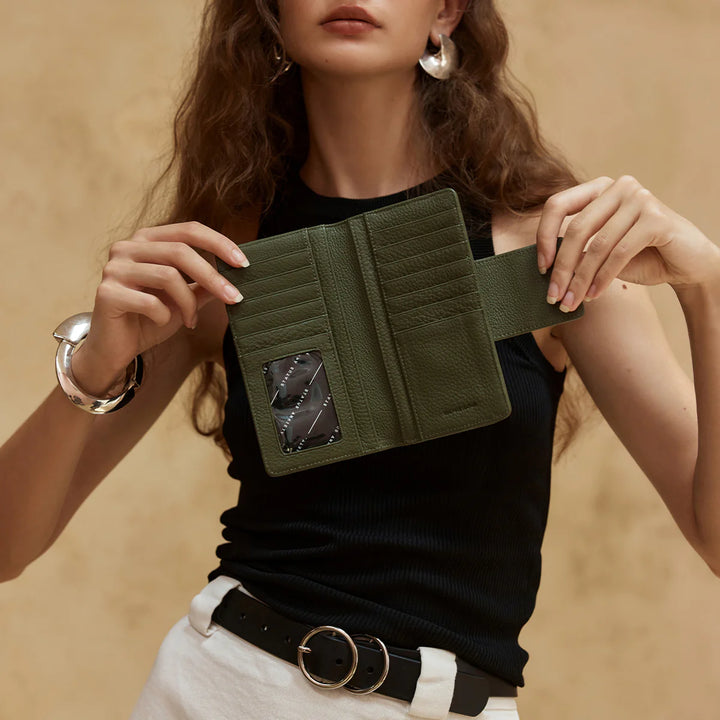 Status Anxiety Ruins Wallet - Khaki