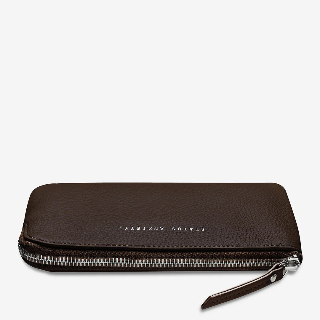 Status Anxiety Smoke and Mirrors Pouch - Cocoa