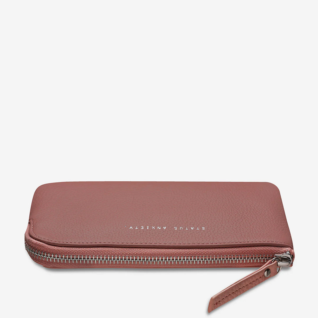 Status Anxiety Smoke and Mirrors Pouch - Dusty Rose