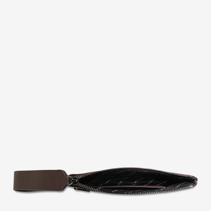 Status Anxiety Take Your Chances Pouch - Cocoa Nappa