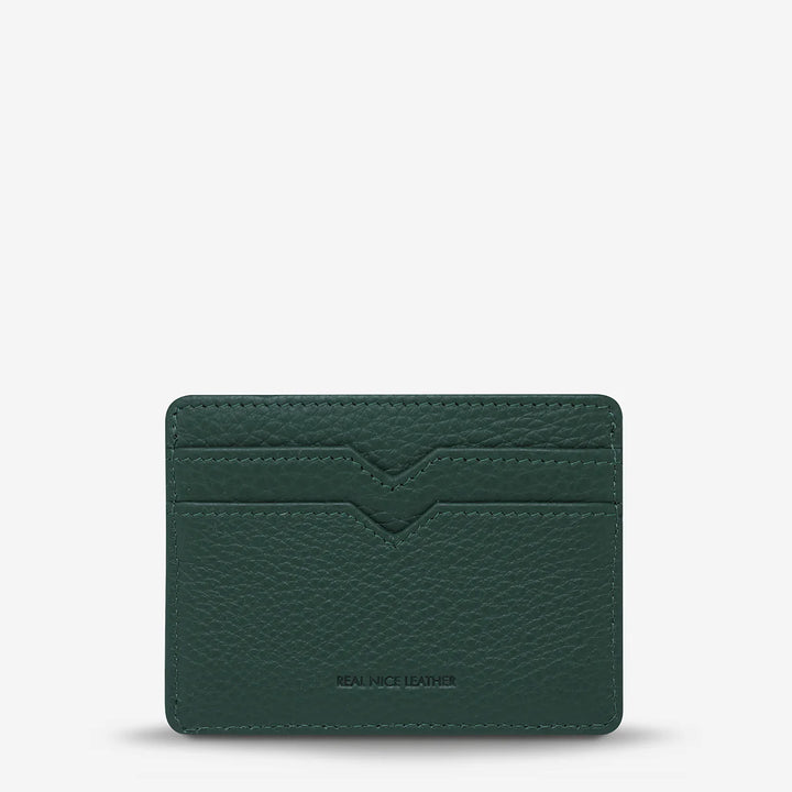 Status Anxiety Together For Now Card Holder - Green