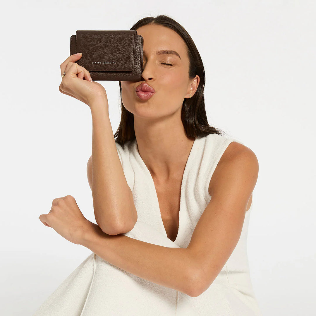 Status Anxiety Visions Wallet - Cocoa