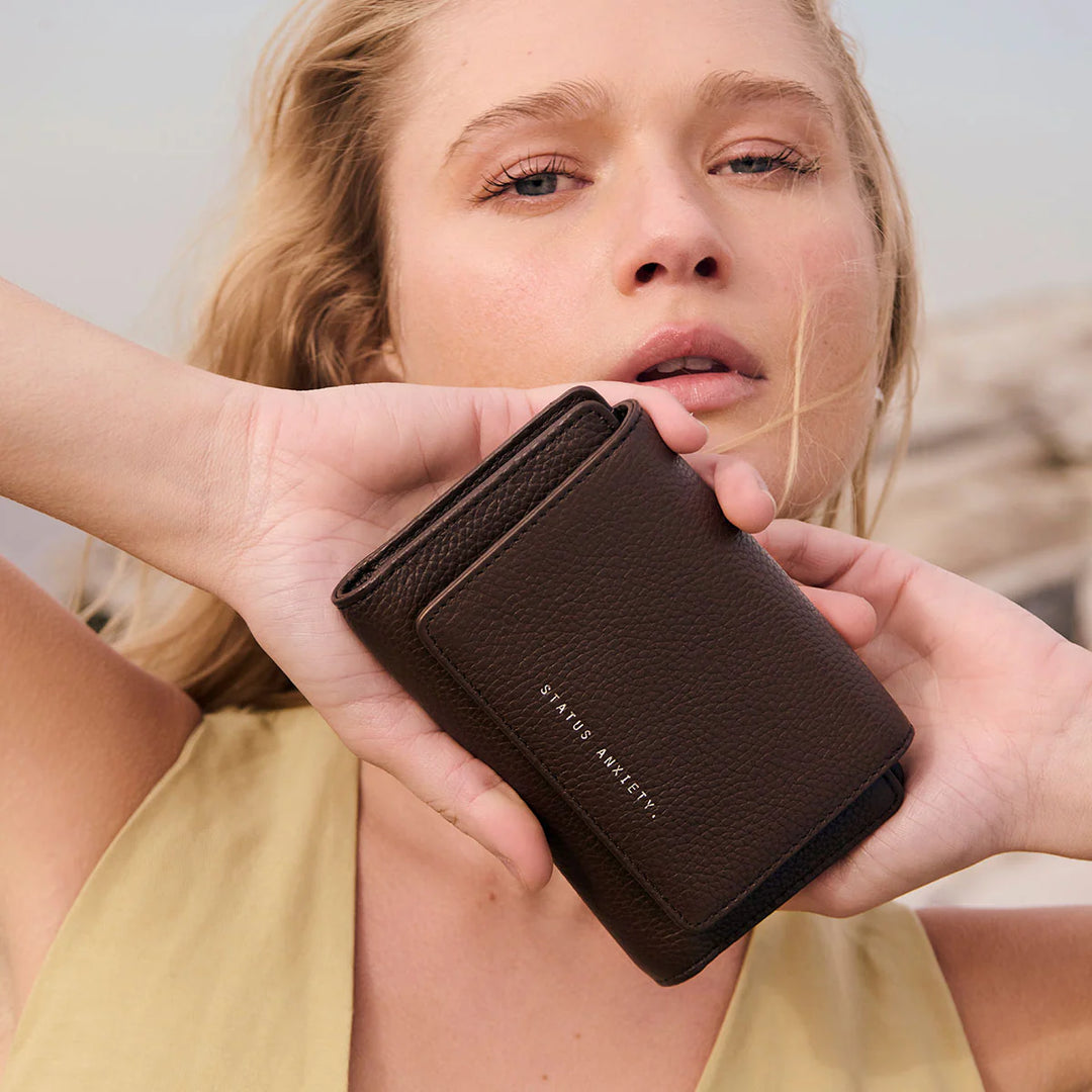 Status Anxiety Visions Wallet - Cocoa