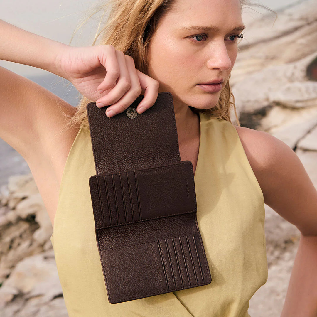 Status Anxiety Visions Wallet - Cocoa