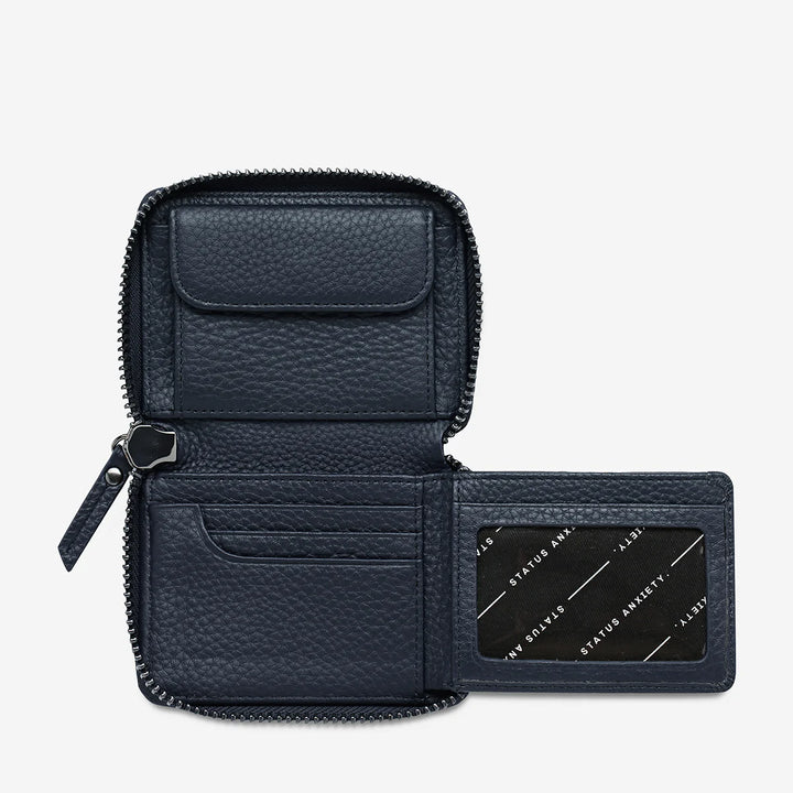 Status Anxiety Wayward Wallet - Midnight Blue