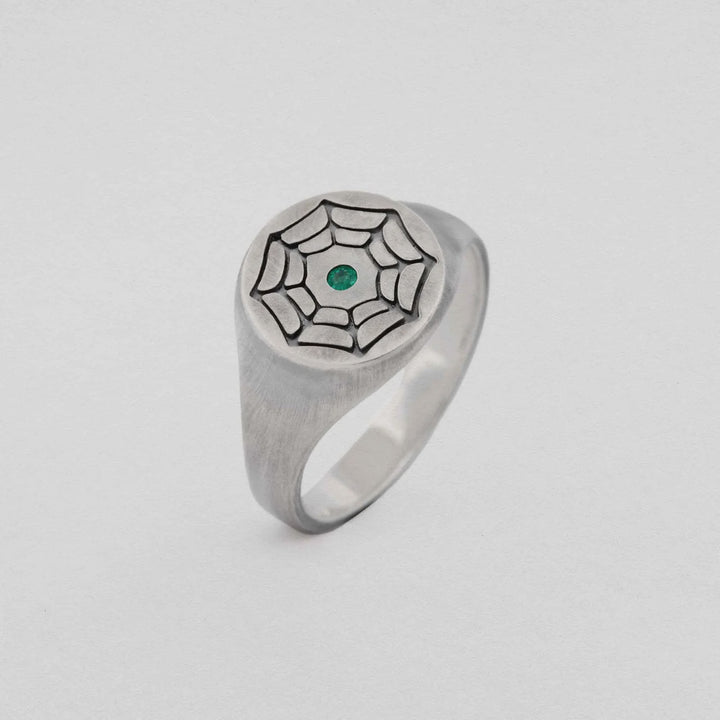 Sue The Boy Sterling Silver Men's Web Ring