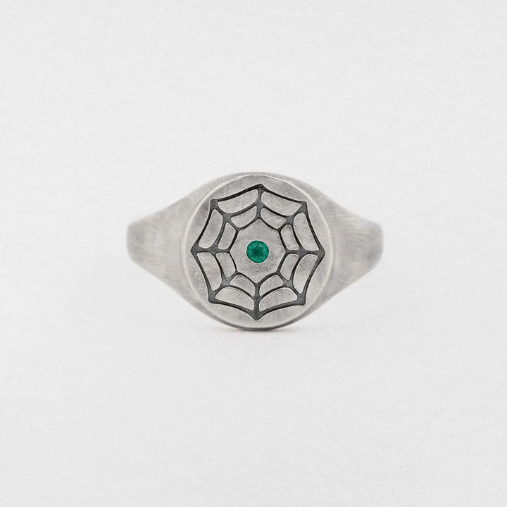 Sue The Boy Sterling Silver Men's Web Ring