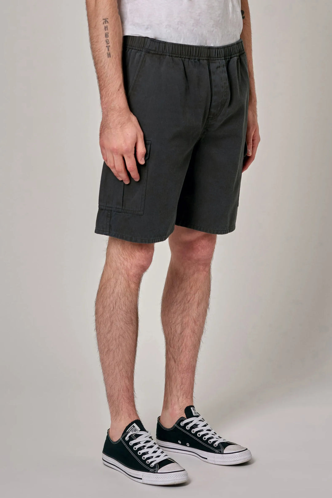 Rollas Tradie Cargo Short-Sulphur Black