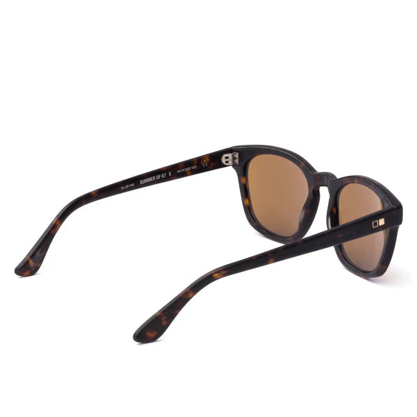 Otis Summer of 67 X Sunglasses - Eco Matte Dark Tort/Brown Polarised