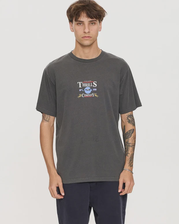 Thrills Touch The Sky Merch Fit Tee- Merch Black