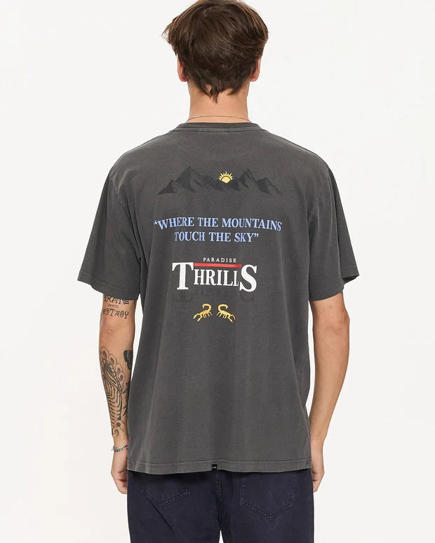 Thrills Touch The Sky Merch Fit Tee- Merch Black