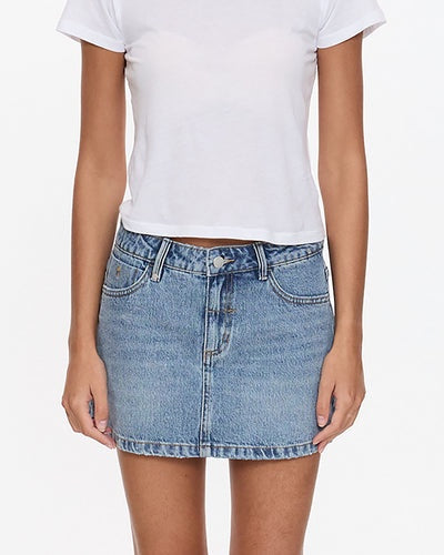 Thrills Sophie Mid Rise Mini Skirt-Rustic Fade