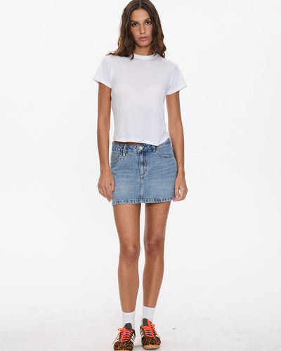 Thrills Sophie Mid Rise Mini Skirt-Rustic Fade