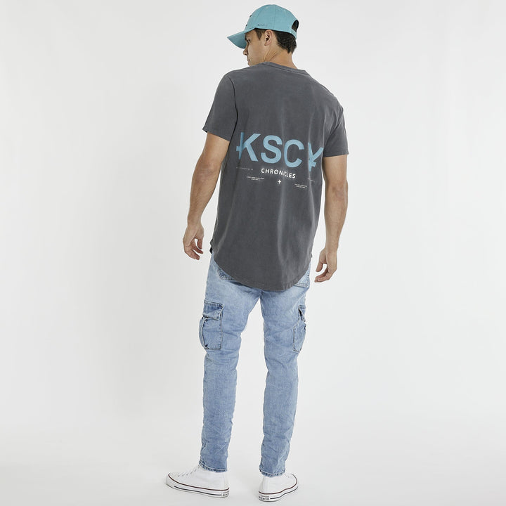 Kiss Chacey Thunderstorm Dual Curved Tee - Pigment Asphalt