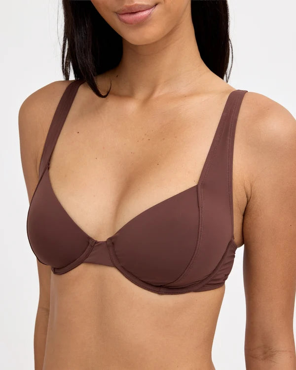 Billabong Sol Searcher Khloe D/DD Bikini Top - Teak