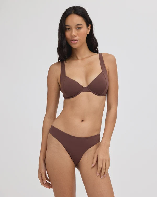 Billabong Sol Searcher Khloe D/DD Bikini Top - Teak