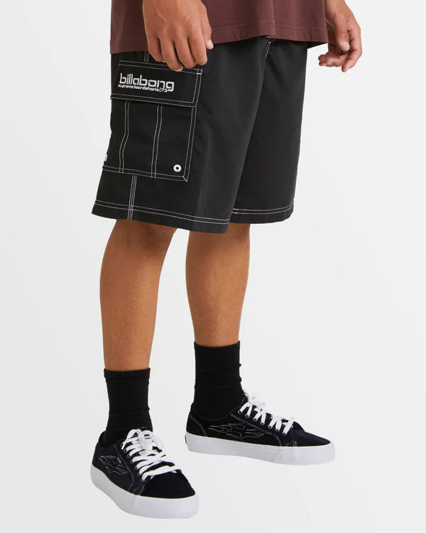 Billabong Throw On Shorts-Black