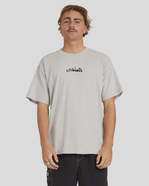Billabong Invert SS Tee-Silver