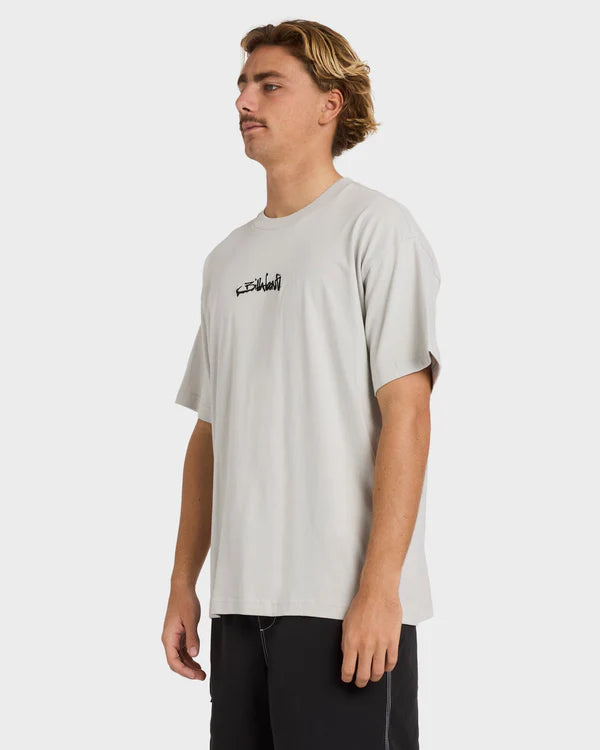 Billabong Invert SS Tee-Silver