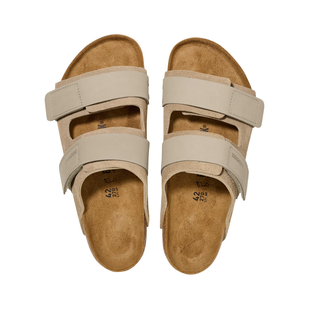 Birkenstock Uji Taupe Nubuck/Suede Leather Narrow