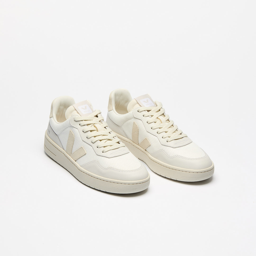 Veja V-90 B-Mesh Sneaker - White Pierre