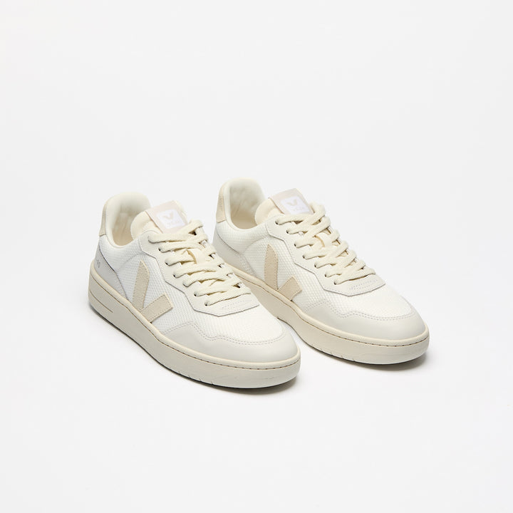 Veja V-90 B-Mesh Sneaker - White Pierre