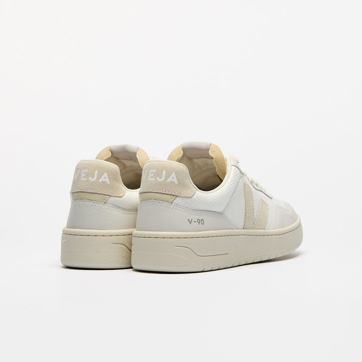 Veja V-90 B-Mesh Sneaker - White Pierre