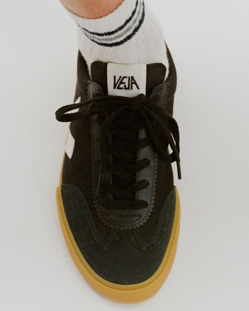 Veja Volley Canvas Sneaker Black White Natural