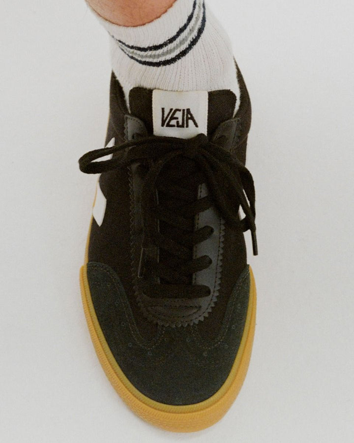 Veja Volley Canvas Sneaker Black White Natural