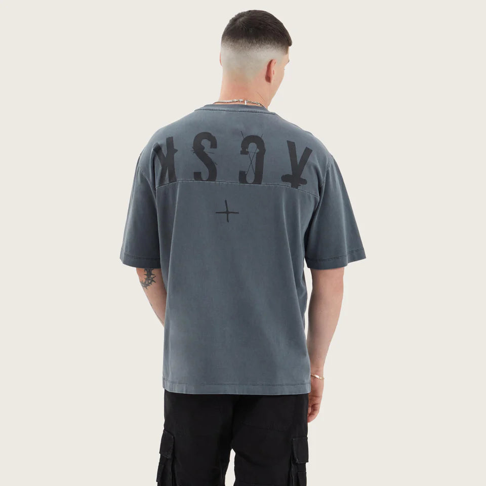 Kiss Chacey West Oversized Tee - Pigment Turbulence