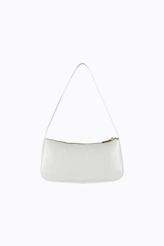 Peta + Jain Peltz Seamless Shoulder Bag - White Croc Gold
