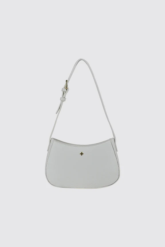 Peta + Jain Mood Shoulder Bag - White Pebble/Gold