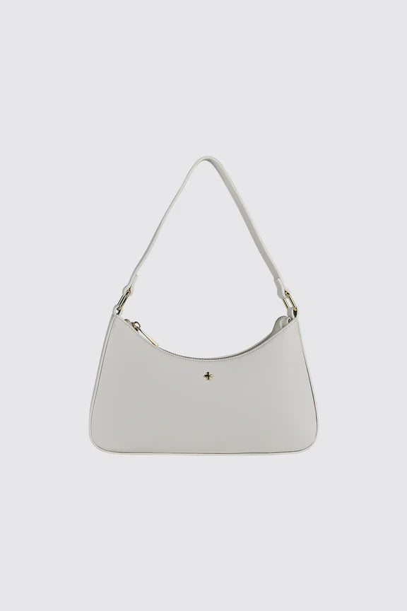 Peta + Jain Josee Shoulder Bag - White Smooth/Gold