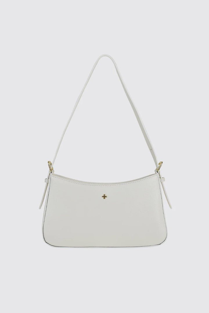 Peta + Jain Lilu Shoulder Bag-White Pebble/Gold