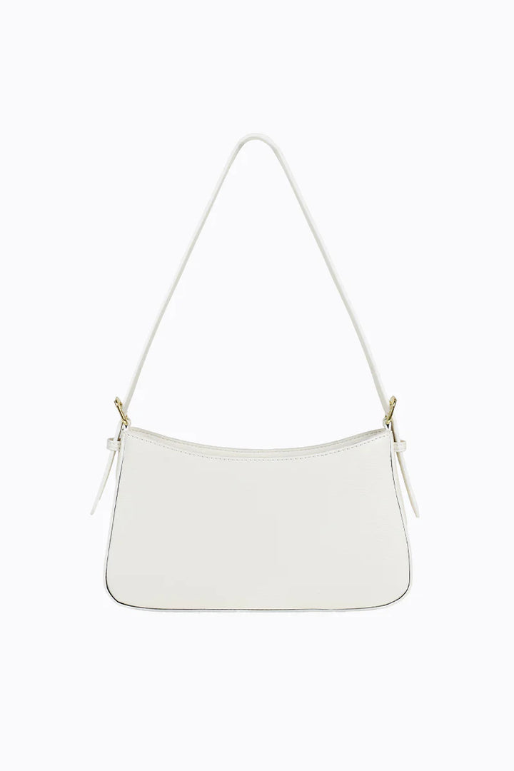 Peta + Jain Lilu Shoulder Bag-White Pebble/Gold