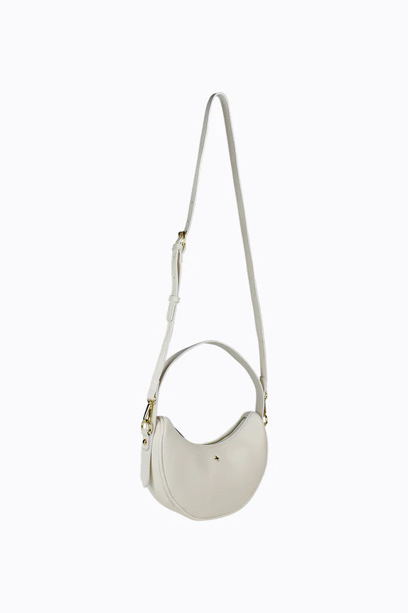 Peta + Jain Sunkissed Shoulder Bag - White Pu/Gold