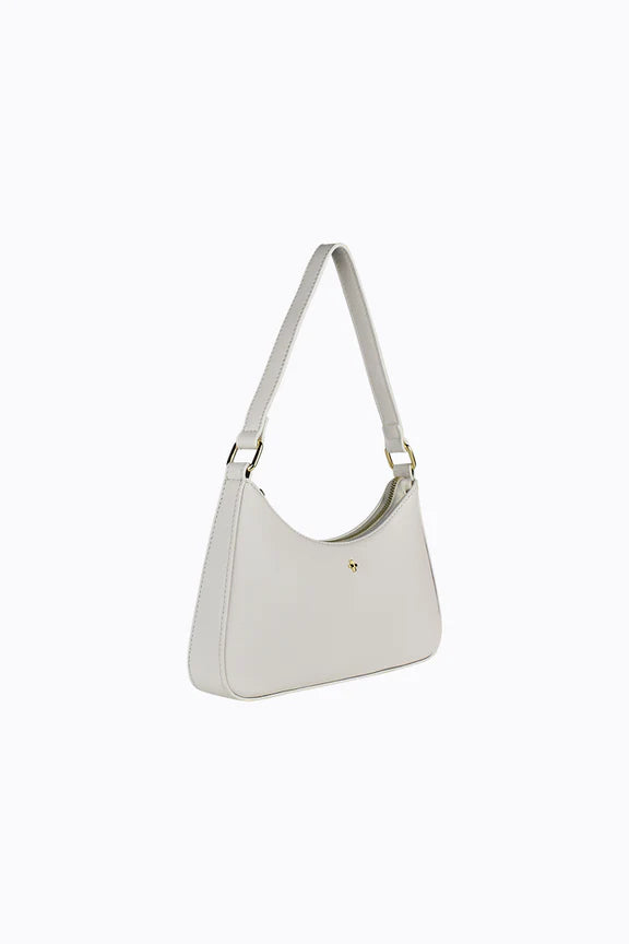 Peta + Jain Josee Shoulder Bag - White Smooth/Gold