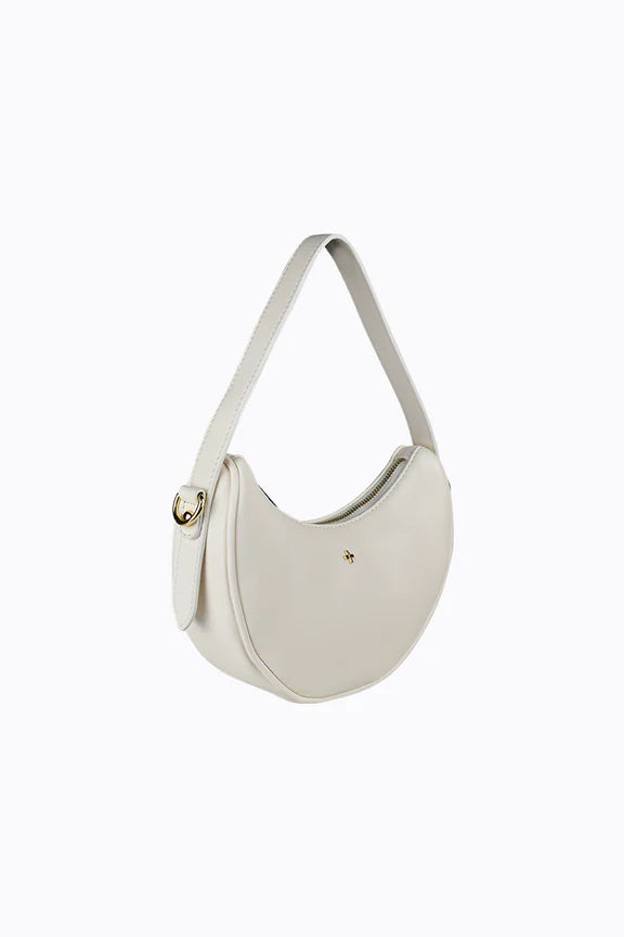 Peta + Jain Sunkissed Shoulder Bag - White Pu/Gold