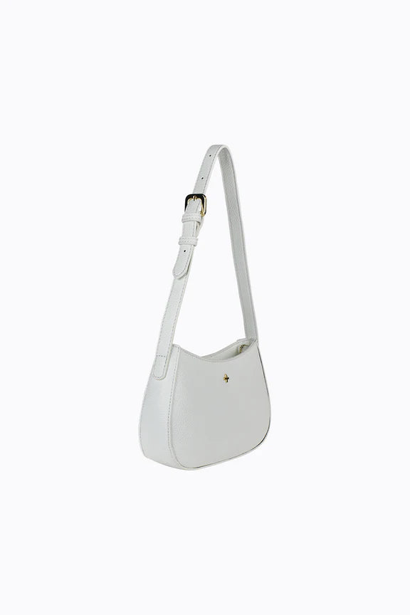 Peta + Jain Mood Shoulder Bag - White Pebble/Gold