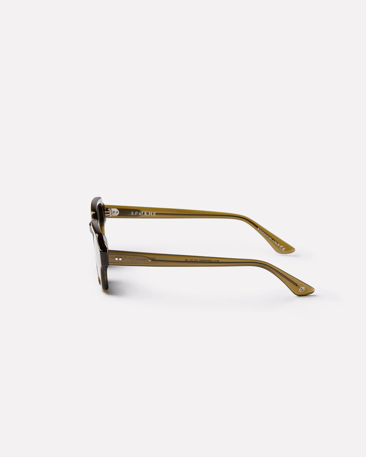 Epøkhe Wilson Sunglasses - Army Green Polished/Green