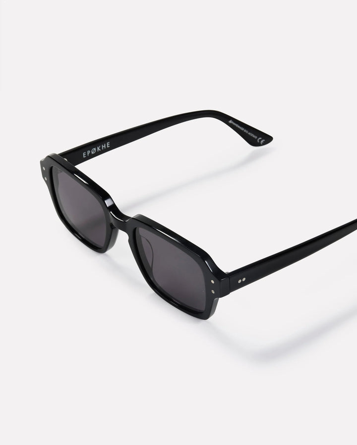 Epokhe Wilson Sunglasses- Black Polished/Black