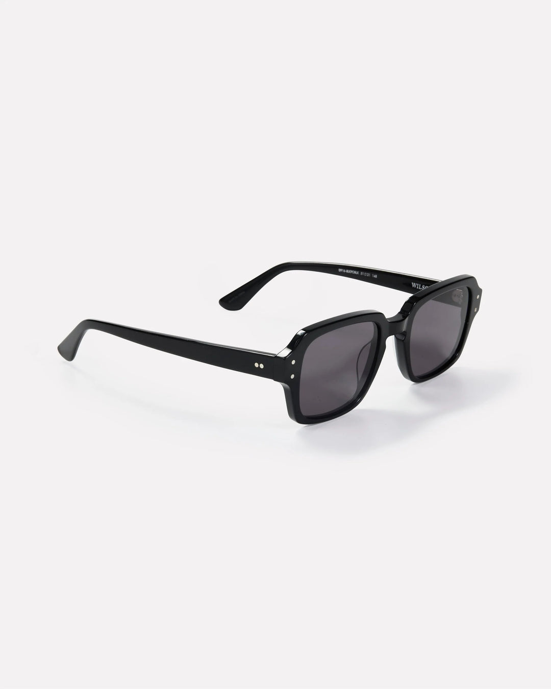 Epokhe Wilson Sunglasses- Black Polished/Black