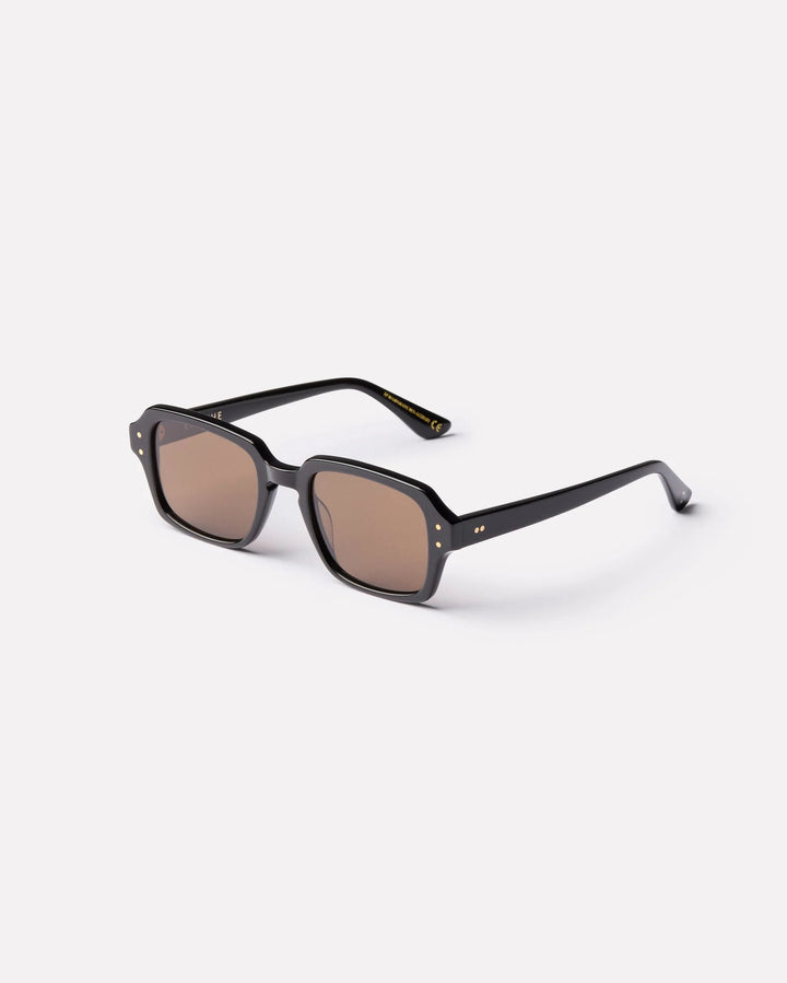 Epøkhe Wilson Sunglasses - Black Polished/Bronze Polarized