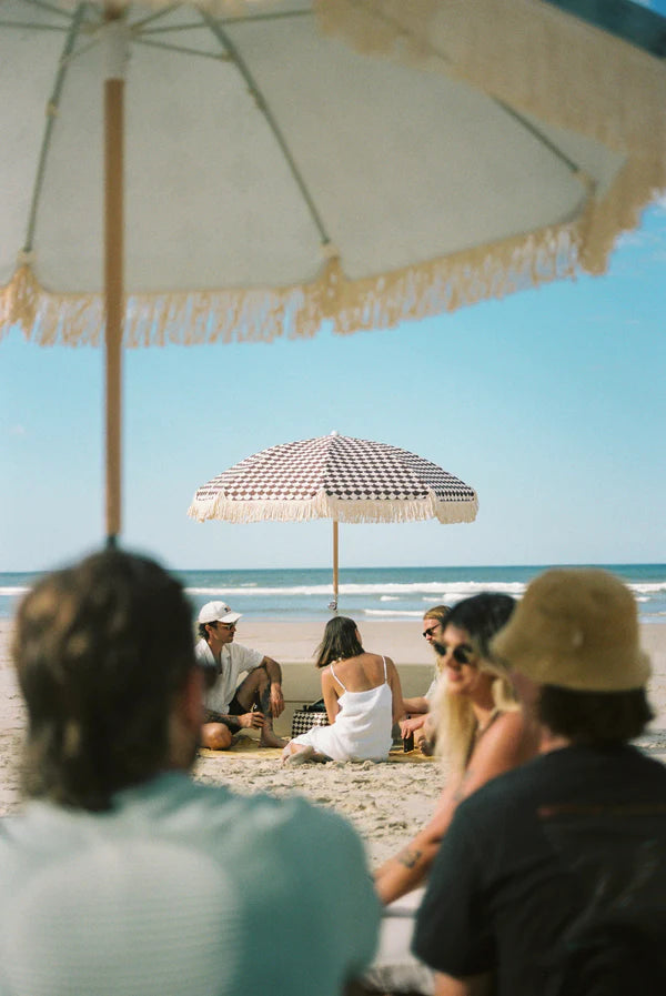 Waves Beach Brollie - Coconut Shell