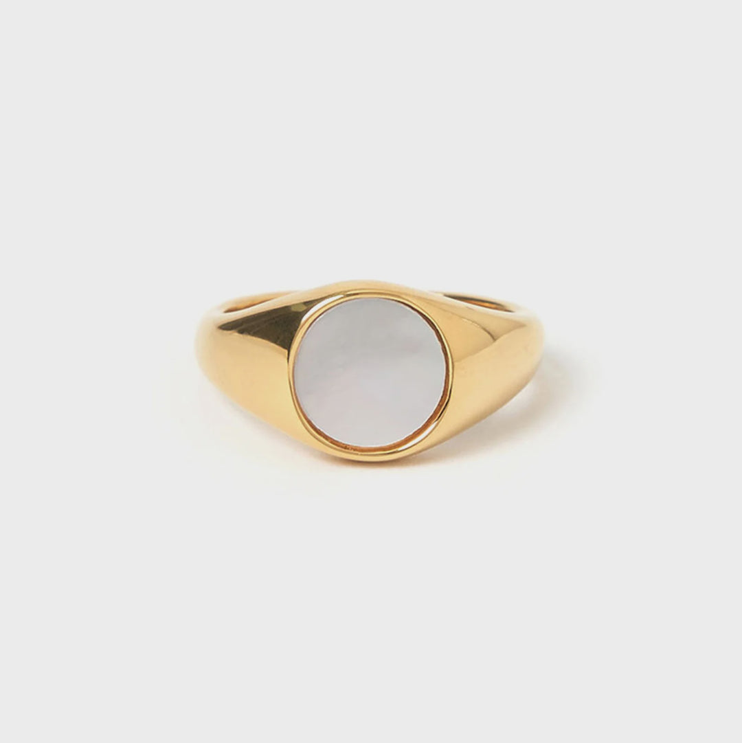 Arms Of Eve Amira Gold and Pearl Ring