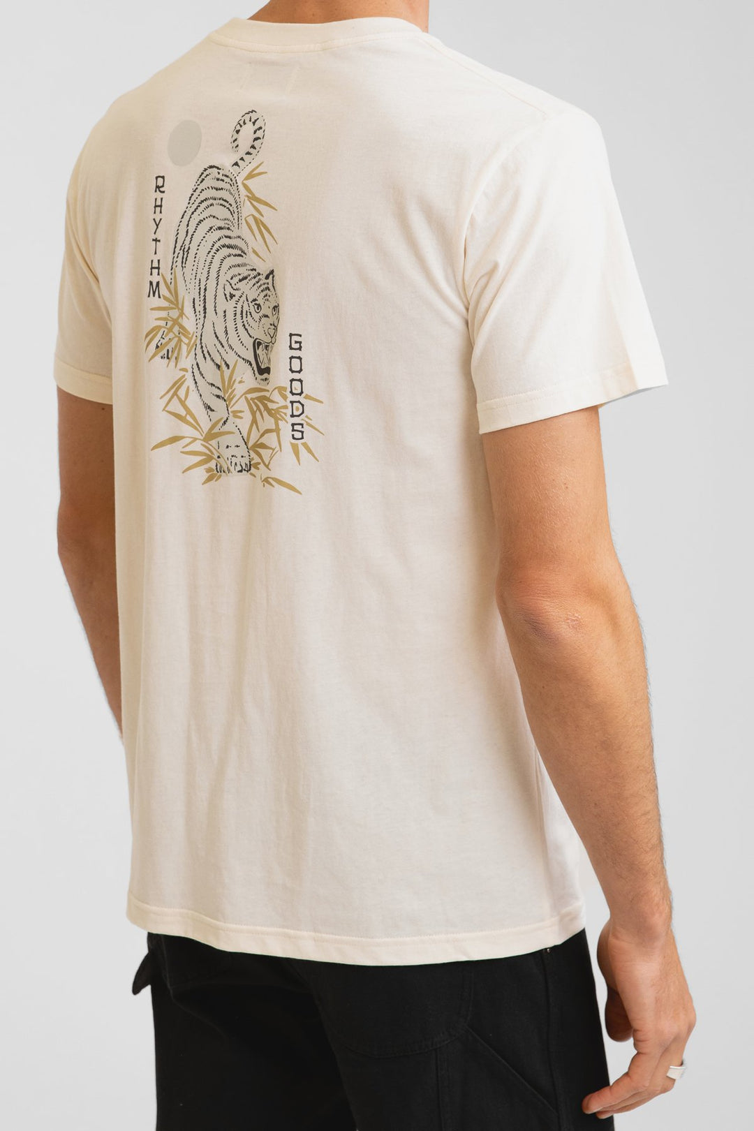 Aloha Tiger Short Sleeve T-Shirt - Natural