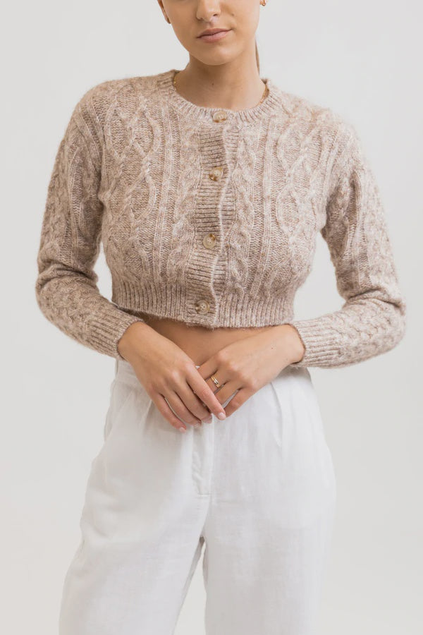 Gisele Cable Cardigan - Coco
